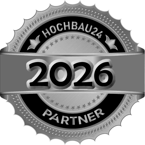 Das Hochbau24 Silber-Partner Siegel 2026